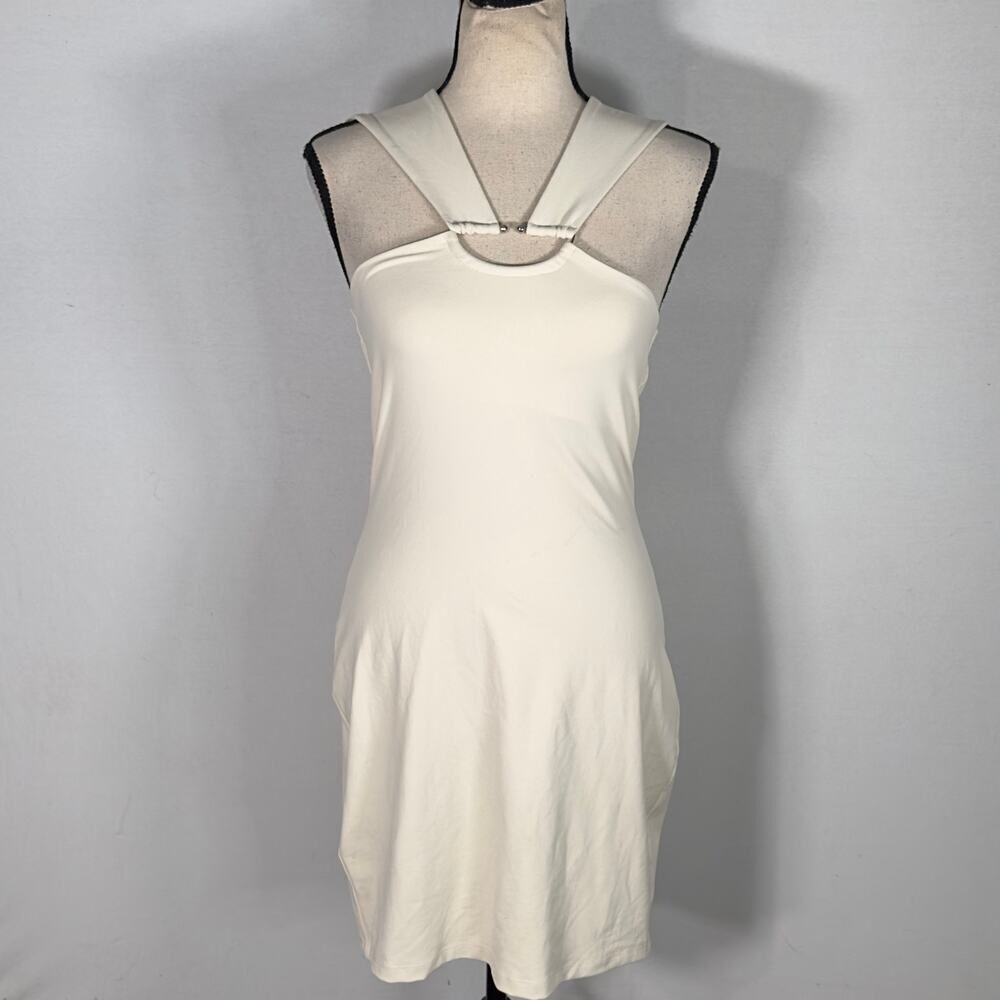 Susana Monaco Ivory Front Cutout Mini Dress Women's Size Small